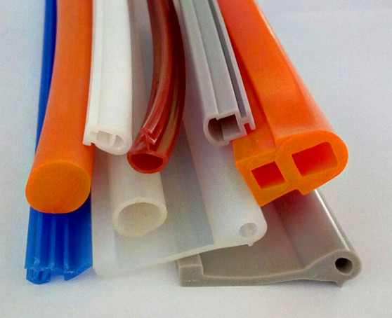 Silicone rubber extruded profile